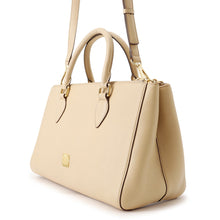 Load image into Gallery viewer, MCM Visetos 2WAY Bag BeigeMWT3SAF38IG001 Leather