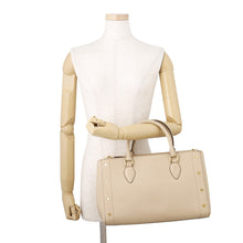 Load image into Gallery viewer, MCM Visetos 2WAY Bag BeigeMWT3SAF38IG001 Leather