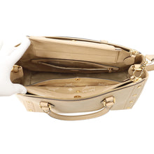 Load image into Gallery viewer, MCM Visetos 2WAY Bag BeigeMWT3SAF38IG001 Leather