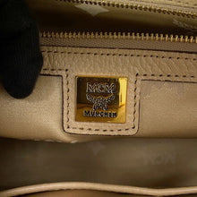Load image into Gallery viewer, MCM Visetos 2WAY Bag BeigeMWT3SAF38IG001 Leather