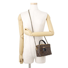 将图像加载到图库查看器中,LOUIS VUITTON Vanity NV NoirM45165 Monogram Monogram Reverse Canvas Size PM
