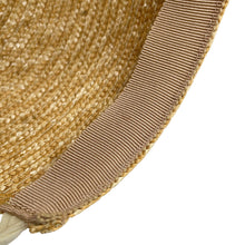 Load image into Gallery viewer, MIUMIU Straw cap Size M Beige/Multicolor5HC154 Straw Silk