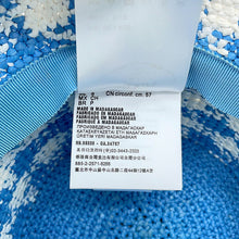 Load image into Gallery viewer, PRADA Bucket hat Size S Blue/White1HC137 Raffia