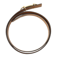 Load image into Gallery viewer, HERMES Gamma reversible belt Size 85 Black/Gold Swift Leather Epsom