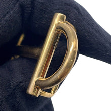 Load image into Gallery viewer, HERMES Gamma reversible belt Size 85 Black/Gold Swift Leather Epsom