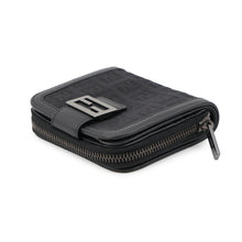 Load image into Gallery viewer, FENDI Compact wallet Black Nylon Canvas/Leather