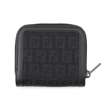 Load image into Gallery viewer, FENDI Compact wallet Black Nylon Canvas/Leather