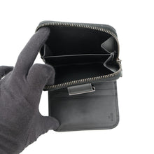 Load image into Gallery viewer, FENDI Compact wallet Black Nylon Canvas/Leather