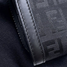 Load image into Gallery viewer, FENDI Compact wallet Black Nylon Canvas/Leather