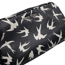 Load image into Gallery viewer, MIUMIU Swallow Print Shoulder Black/White5ZH011 Leather