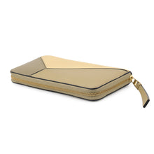 Load image into Gallery viewer, LOEWE Puzzle Zip Around Wallet Beige/Brown Leather