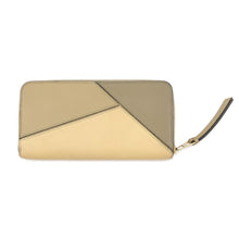 Load image into Gallery viewer, LOEWE Puzzle Zip Around Wallet Beige/Brown Leather