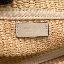 将图像加载到图库查看器中,JIMMY CHOO Beach Tote Beige Raffia