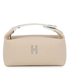 Load image into Gallery viewer, HERMES Brid a Black Beige Canvas Size PM