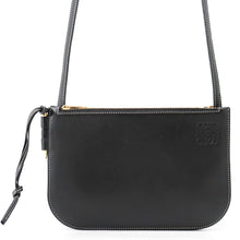 Load image into Gallery viewer, LOEWE Gate Double Zip Shoulder Bag Black113.54.Z43 Leather