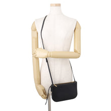 Load image into Gallery viewer, LOEWE Gate Double Zip Shoulder Bag Black113.54.Z43 Leather