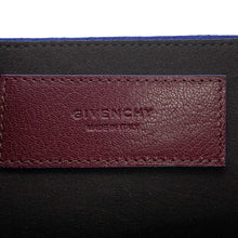 将图像加载到图库查看器中,Givenchy GV3 Shoulder Bag Bordeaux/Blue Leather suede Size Small