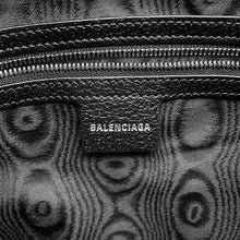 Load image into Gallery viewer, BALENCIAGA ×BALENCIAGA The Hacker Hobo Bag Black680118 Canvas Leather Size Small