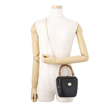Load image into Gallery viewer, GUCCI Bamboo Handbag Black616436 Leather