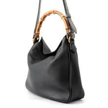 将图像加载到图库查看器中,GUCCI Diana Handbag Black/Gray746124 Calf Leather Size Medium