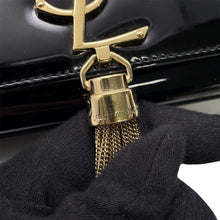 Load image into Gallery viewer, SAINT LAURENT PARIS Kate ChainShoulder Bag Black354120 Patent Leather