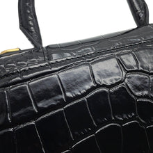Load image into Gallery viewer, BALENCIAGA Hour glass Black592833 Embossed Leather Size XS