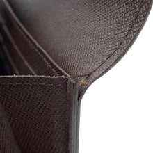 Load image into Gallery viewer, LOUIS VUITTON Portefeuille Sarah BrownN61734 Damier Ebene Canvas