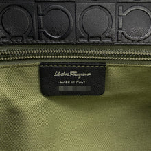 Load image into Gallery viewer, Ferragamo Gancini Shoulder Bag BlackAQ-21 Leather