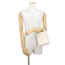 Load image into Gallery viewer, BVLGARI Infinitetum 2WAY Handbag IvoryOpal292003 Calf Leather
