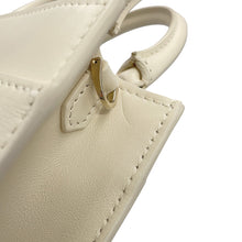 Load image into Gallery viewer, BVLGARI Infinitetum 2WAY Handbag IvoryOpal292003 Calf Leather