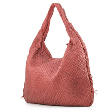 Load image into Gallery viewer, Bottega Veneta INTRECCIATO Hobo Bag Red Leather Size Large