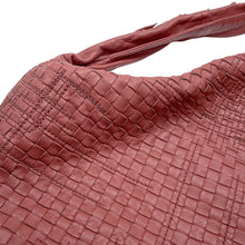 Load image into Gallery viewer, Bottega Veneta INTRECCIATO Hobo Bag Red Leather Size Large