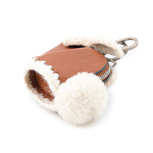 Load image into Gallery viewer, LOEWE Bunny Bag Charm Pouch Brown Leather