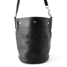 Load image into Gallery viewer, SAINT LAURENT PARIS Rive Gauche Bucket Bag Black683559 Leather