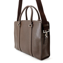 Load image into Gallery viewer, BVLGARI BVLGARI・BVLGARI Man Briefcase Brown Grained Calf Leather