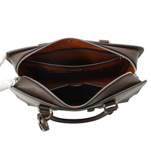 Load image into Gallery viewer, BVLGARI BVLGARI・BVLGARI Man Briefcase Brown Grained Calf Leather