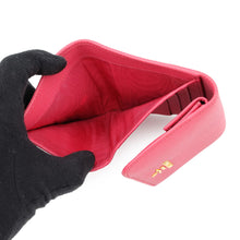 Load image into Gallery viewer, PRADA Tri-fold wallet Pink1MH176 Leather