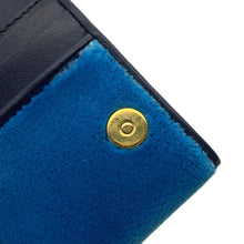 Load image into Gallery viewer, PRADA Long wallet Blue/Multicolor1MH019 Velour
