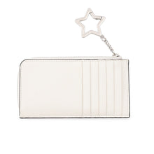 将图像加载到图库查看器中,JIMMY CHOO Coin Key Case White Leather