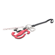 Load image into Gallery viewer, JIMMY CHOO Bag Charm Red/Black Leather