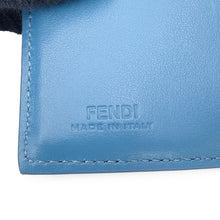 Load image into Gallery viewer, FENDI ZUCCA Baguette Tri-fold Wallet Blue8M0395AUNJF1SKL Canvas