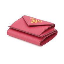 将图像加载到图库查看器中,PRADA Tri-fold wallet Pink1MH021 Leather