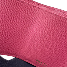 将图像加载到图库查看器中,PRADA Tri-fold wallet Pink1MH021 Leather