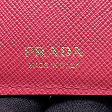 将图像加载到图库查看器中,PRADA Tri-fold wallet Pink1MH021 Leather