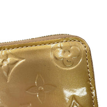 Load image into Gallery viewer, LOUIS VUITTON Zip around purse GoldM90601 Monogram Vernis Leather