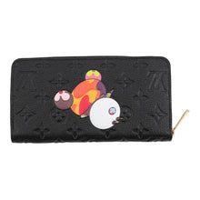 将图像加载到图库查看器中,LOUIS VUITTON LV × TM Zippy Wallet_Japan Limited Edition NoirM14160 Monogram Empreinte Leather/Panda