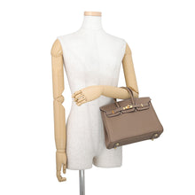 将图像加载到图库查看器中,HERMES Birkin Etoupe Togo Leather Size 25