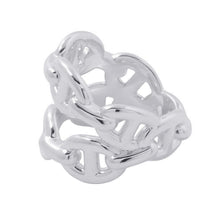 将图像加载到图库查看器中,HERMES Chaine d'Ancre Double Row Ring Size 49/#9 SV925