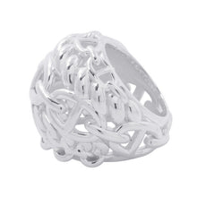 Load image into Gallery viewer, HERMES Chaine d'Ancre Multi Chain Ring Size TGM/51/#11 SV925