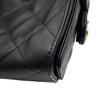 Load image into Gallery viewer, CHANEL CHANEL25 ChainShoulder Bag BlackAS5631 Caviar Leather Size Mini